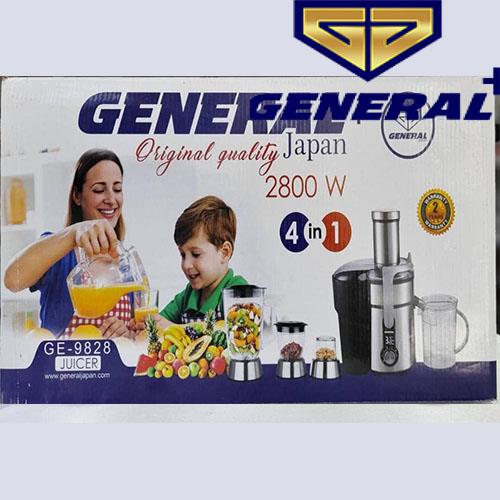 آب میوه گیری 4کاره جنرال ژاپن مدل GE-9828